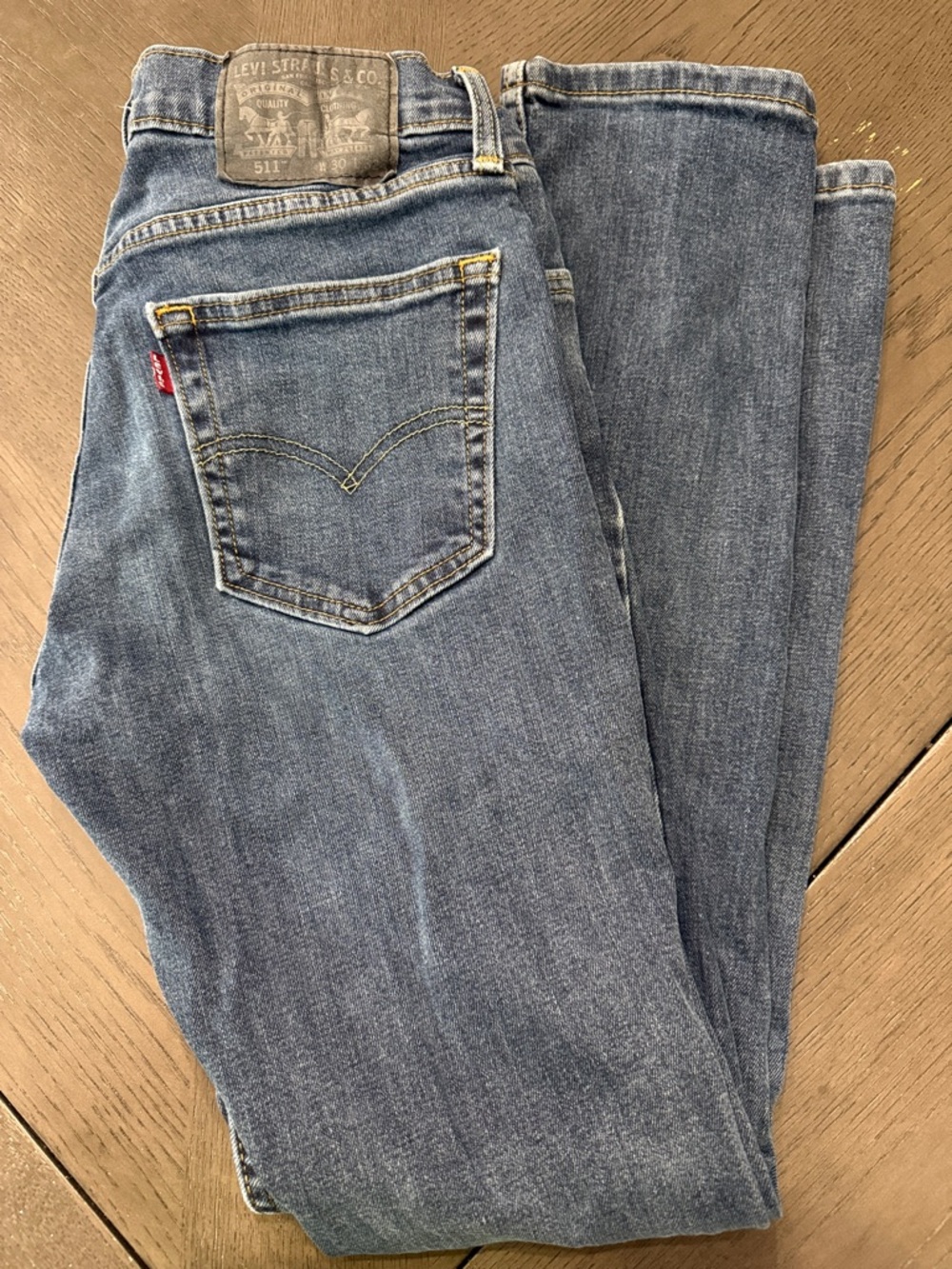 Levi's Light Blue Straight-Leg Jeans
